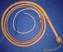 10ft Natural Tan 12 plait Indiana Jones Bullwhip 3B